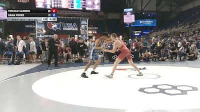 190 lbs Cons. Rd Of 32 - Tristan Clemen, Colorado vs Sean Perez, Texas