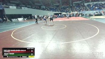 6A-285 lbs Champ. Round 2 - Skyler Randlemen-Galvan, Sherwood vs Noah Miner, Aloha