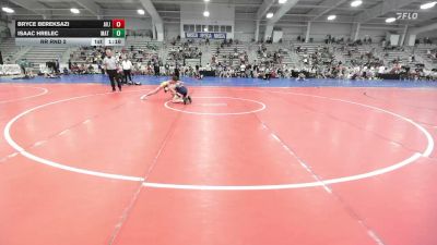 113 lbs Rr Rnd 2 - Bryce Bereksazi, Average Joes - HSB vs Isaac Hrelec, Mat Warriors White HS - HSB