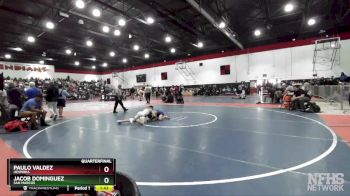 106 lbs Quarterfinal - Paulo Valdez, Hesperia vs Jacob Dominguez, San Marcos