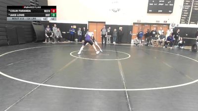 120 lbs 3rd Place - Colin Faranda, Westhill vs Jake Lowe, Southington