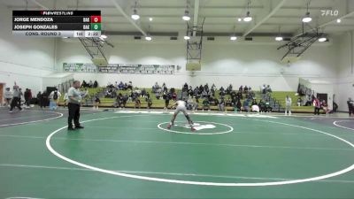 125 lbs Cons. Round 3 - Jorge Mendoza, Bakersfield College vs Joseph Gonzales, Bakersfield College