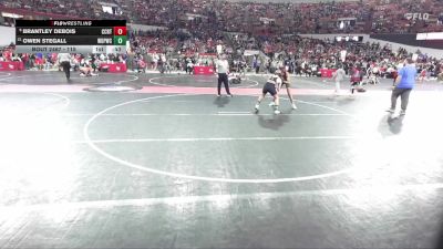 115 lbs Cons. Round 2 - Brantley DeBois, Waukesha Wrestling Club vs Owen Stegall, West De Pere Wrestling Club