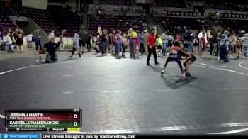 72-73 lbs Round 3 - Gabrielle Malebranche, Canon City Wrestling Club vs Jeremiah Martin, Pikes Peak Warriors Wrestling