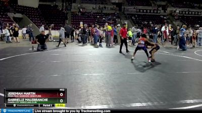 72-73 lbs Round 3 - Gabrielle Malebranche, Canon City Wrestling Club vs Jeremiah Martin, Pikes Peak Warriors Wrestling