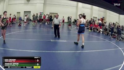 175 lbs Round 1 (6 Team) - Ian Crosby, Team Texas vs Haidan Simon, Kansas Pythons