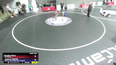 83 lbs Champ. Round 1 - Blake Goco, California vs Joshua Delfin, Lion Of Judah Wrestling Academy