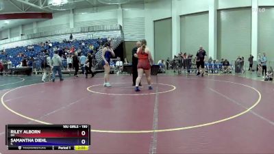 190 lbs Round 2 - Riley Alborn, OH vs Samantha Diehl, IL