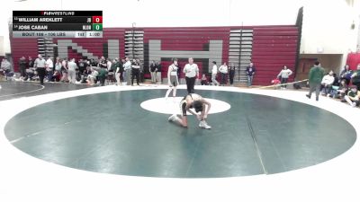 106 lbs Consi Of 8 #1 - William Areklett, Joel Barlow vs Jose Caban, New London