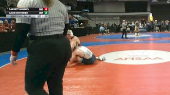 7A 190 lbs Quarterfinal - Gavin Whiteside, Enterprise HS vs Garrett Hartley, Prattville