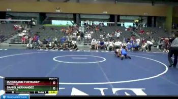 120 lbs Quarterfinals (8 Team) - Ian Deason Fortelney, Harrah vs Daniel Hernandez, Cushing