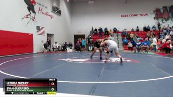 165 lbs 3rd Place Match - Evan Guerrero, North Pontotoc High School vs Leekias Nunley, Starkville High School