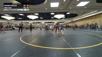 109 lbs Consi Of 32 #2 - Victoria Ashlock, Oso Way WC vs Emily Saiz, Stout Wr Ac