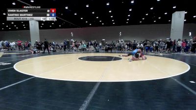 115 lbs Semis - Owen Slagter, AR vs Santino Martinez, NM