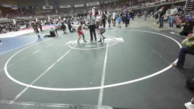 73 lbs Semifinal - Braxton Berninzoni, Black Fox Wrestling Academy vs Fernando Lopez Jr, No Team