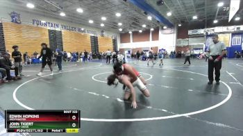 215 lbs Champ. Round 1 - John Tigert, Brawley Union vs Edwin Hopkins, Westminster