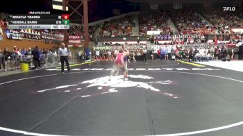 145 lbs Champ. Round 1 - Mikayla Ybarra, Wellington HS vs Kendall Baird, Santa Fe Trail Hs