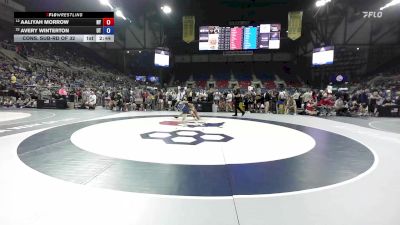 155 lbs Cons. Sub-rd Of 32 - Aaliyah Morrow, NY vs Avery Winterton, UT