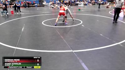 126 lbs Round 4 - Kiernan Meink, Millard South vs Kaden Kowalek, Kearney