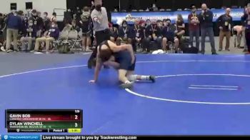 126 lbs Semifinals (4 Team) - Dylan Winchell, Warrensburg-Bolton Sr HS vs Gavin Bob, Canisteo-Greenwood Sr HS