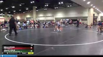 120 lbs Semis & Wb (16 Team) - Gracie Leslie, Beauty And The Creason Iowa vs Bella Spohn, MXW Purple