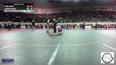 161 lbs Semifinal - Luke Black, Jenks vs Adrian Muncy, Westmoore Wresting