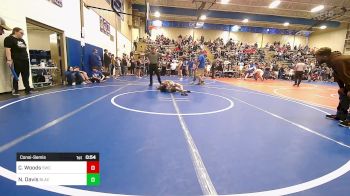 58 lbs Consolation - Conner Woods, Salina Wrestling Club vs Nelijah Davis, Black Fox Wrestling Club