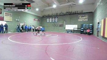 165 lbs Champ. Round 2 - Adrian Tinajero, JW North vs Mason Elliott, Elsinore