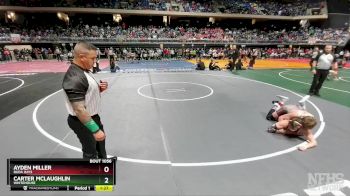 5A 144 lbs Champ. Round 1 - Ayden Miller, Buda Hays vs Carter McLaughlin, Whitehouse