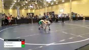 75 lbs Prelims - Ethan Thompson, Southmoreland vs Samuel McPherson, South Fayette