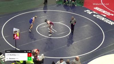 110 lbs Round Of 64 - Parker McKillip, Brookville vs Luke Bowers, Fort LeBoeuf