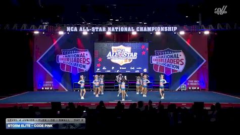 Storm Elite - Code Pink [2026 L4 Junior - Flex - D2 - Small Day 2] 2026 NCA All-Star National Championship