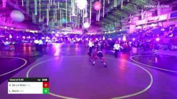 116 lbs Consi Of 8 #2 - Seferino De La Rosa, Cyclones Fitness And Wrestling vs Landen Davis, Eddyville Blakesburg Fremont