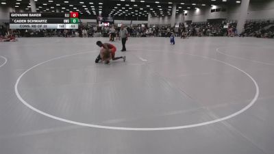 144 lbs Cons. Rd Of 32 - Caden Schwartz, Oregon Wrestling Club vs Giovanni Baker, Illinois
