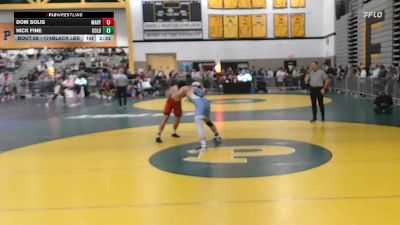 174Black lbs Rr Rnd 2 - Dom Solis, Maryland vs Nick Fine, Columbia