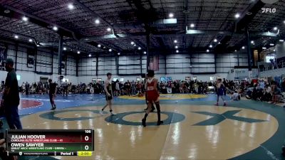 106 lbs Round 5 (6 Team) - Julian Hoover, CAROLINA ELITE WRESTLING CLUB vs Owen Sawyer, GREAT NECK WRESTLING CLUB - GREEN