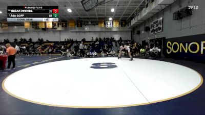 190 lbs Cons. Semi - Asa Goff, Newport Harbor vs Thiago Pereira, San Clemente