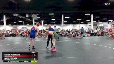 150 lbs Round 2 (4 Team) - Corey Pounders, Lake Erie WC vs Nate Sterner, Spear Mat Club