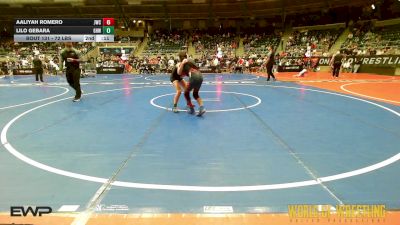 95 lbs Consi Of 4 - Londyn Bellamy, Fox Valley Wrestling Club vs Devyn Vincent, Shelton Wrestling Academy