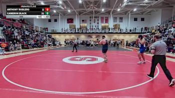 285 lbs Finals (8 Team) - Cameron Black, Salesianum vs Anthony Roblero, Sussex Central H S