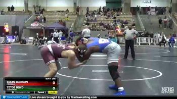 AA 195 lbs Quarterfinal - Tetoe Boyd, Cleveland vs Colin Jackson, Franklin