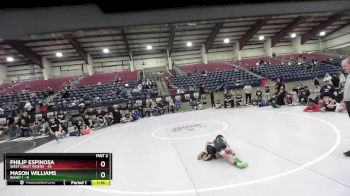 45 lbs Semis & Wb (16 Team) - PHILIP ESPINOSA, West Coast Riders vs Mason Williams, Idaho 1