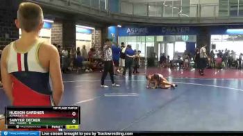 80 lbs Finals (2 Team) - Hudson Gardner, Alpha Elite vs Sawyer Decker, Well Trained