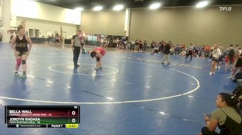 170 lbs Semis & Wb (16 Team) - Bella Wall, Charlies Angels Florida Pink vs Jordyn Radasa, Team Montana Gold