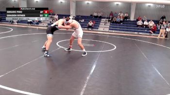 174 lbs Cons. Round 6 - Graiden Ritner, Southeast Community College vs Genaro Pino, Air Force Prep