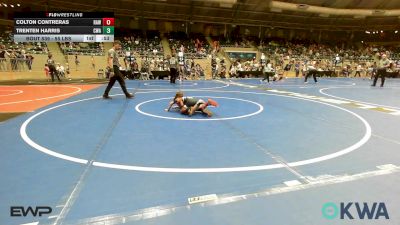 55 lbs Consolation - Colton Contreras, Raw Wrestling Club vs Trenten Harris, Commandos Wrestling Academy