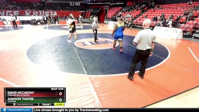 1A 285 lbs Cons. Round 2 - David McCarthy, Chicago (De La Salle) vs Dawson Thayer, Clinton