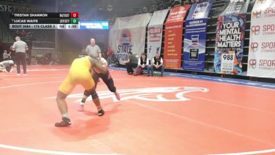 175 Class 3 lbs Champ. Round 1 - Tristan Shannon, Hazelwood East vs Lucas Waite, Jefferson City