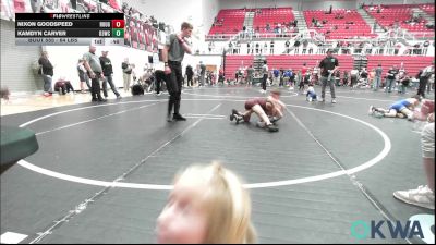 64 lbs Consi Of 4 - Nixon Goodspeed, Rough Riders vs Kamdyn Carver, D3 Wrestling Cluib