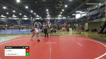 83 lbs 2nd Place - Griffin Rial, Mile High WC vs Easton Broxterman, Legends Of Gold